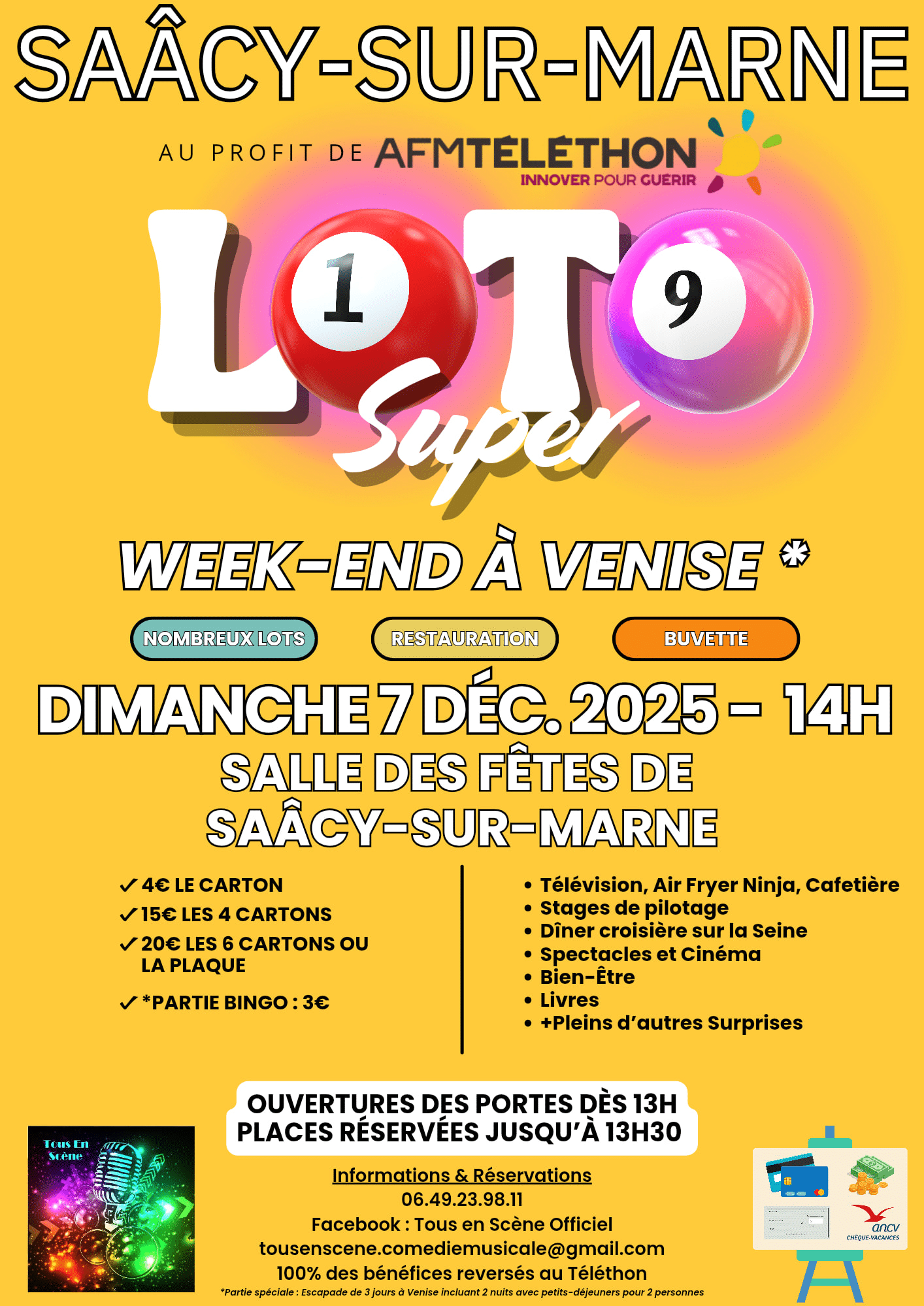 Téléthon dimanche 7